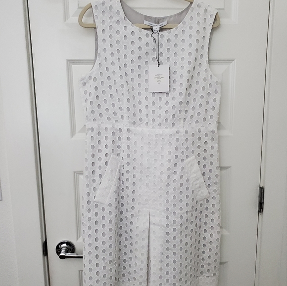 Diane Von Furstenberg Dresses & Skirts - Diane von Furstenberg Carprenna Ring Stitch Dress 14.